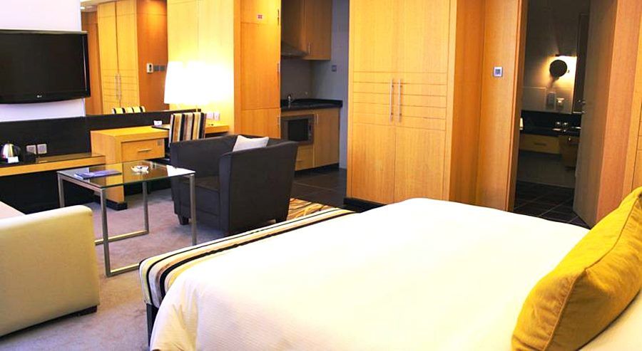 Hala Arjaan By Rotana, Deluxe Hotel Apartments Abu Dabi Dış mekan fotoğraf