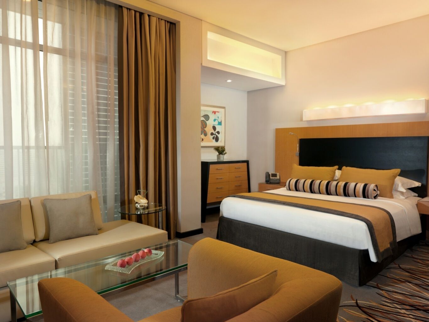 Hala Arjaan By Rotana, Deluxe Hotel Apartments Abu Dabi Oda fotoğraf